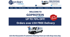 Desktop Screenshot of goprotein.com